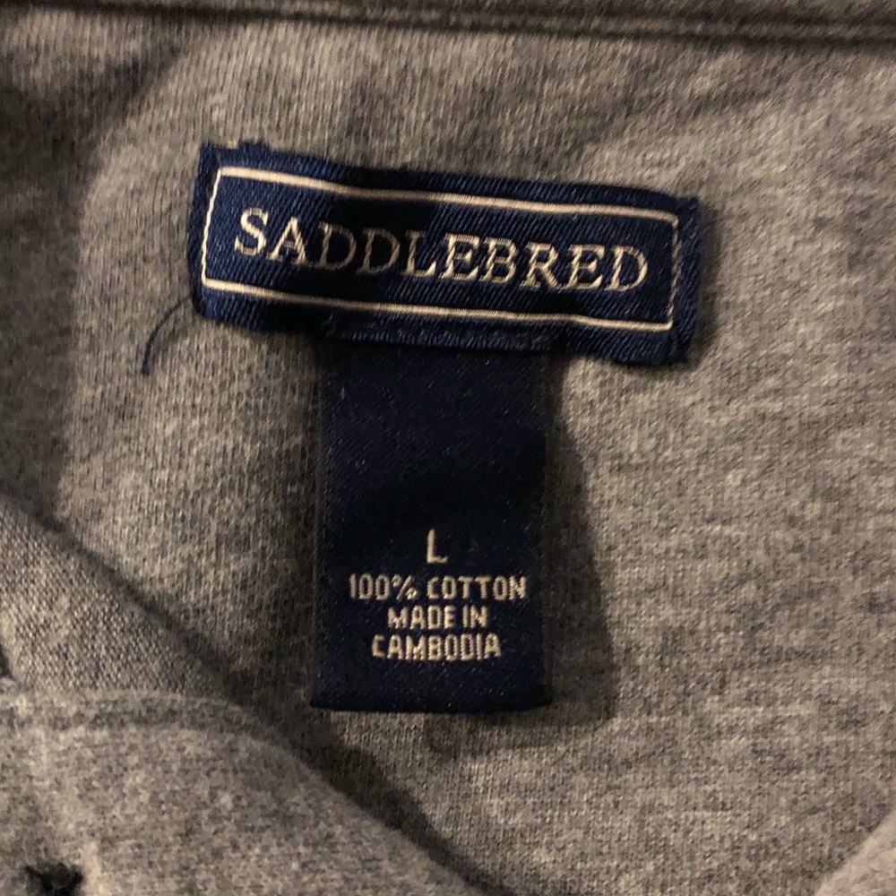 Saddlebred 1/4 Button Pullover Shirt - Picture 13 of 13